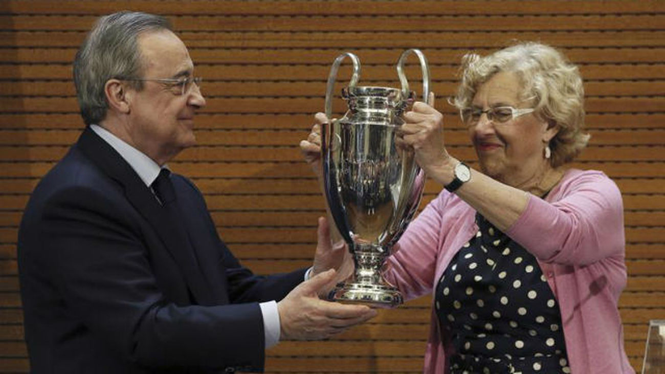 Carmena: "Sois el mejor equipo del mundo y lo tiene Madrid"