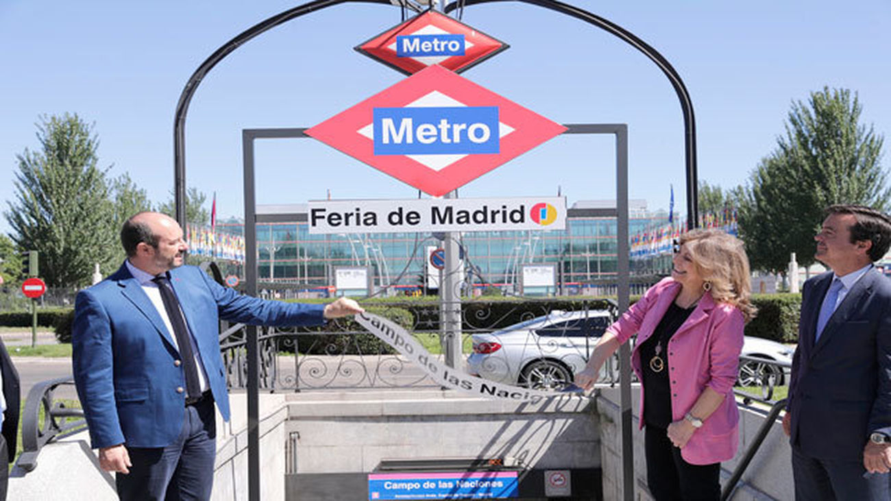 La rebautizada estación de Feria de Madrid