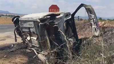 Muere una mujer al explotar su coche tras un accidente en Talamanca del Jarama