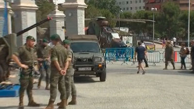 Madrid Río acoge una exposición de material militar y varias exhibiciones