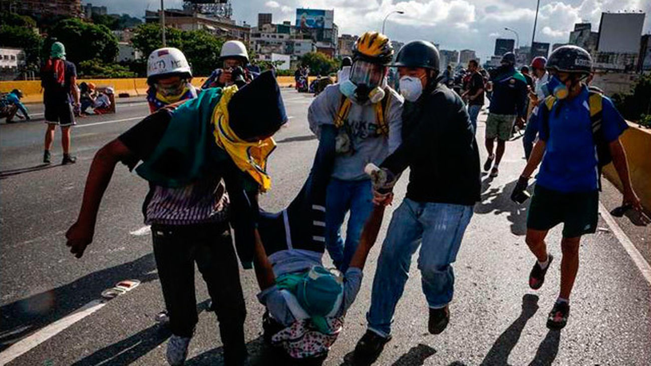 Enfrentamientos en Venezuela