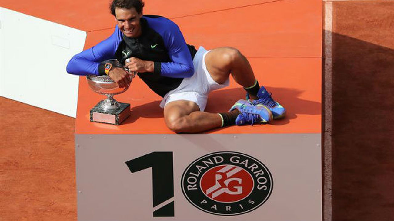 Nadal, supercampeón 10 de Roland Garros