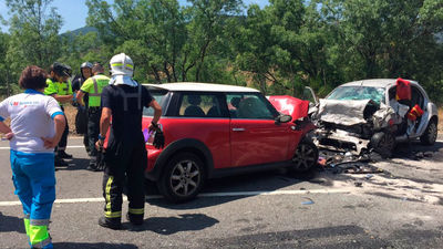 Dos fallecidos en un choque frontal en las Rozas de Puerto Real