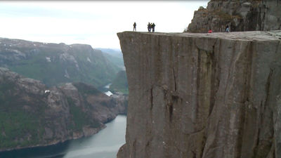 El Púlpito de los fiordos noruegos