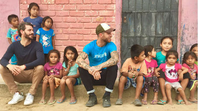 Sergio Ramos visita los proyectos de UNICEF en Perú