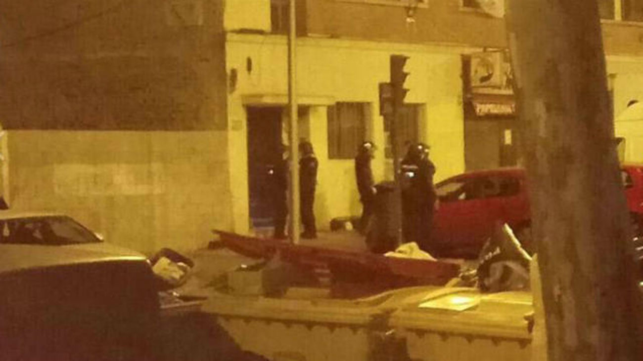 Desalojo durante la noche de La Trinchera