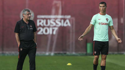 Fernando Santos: "Pongo la mano en el fuego por Cristiano Ronaldo"