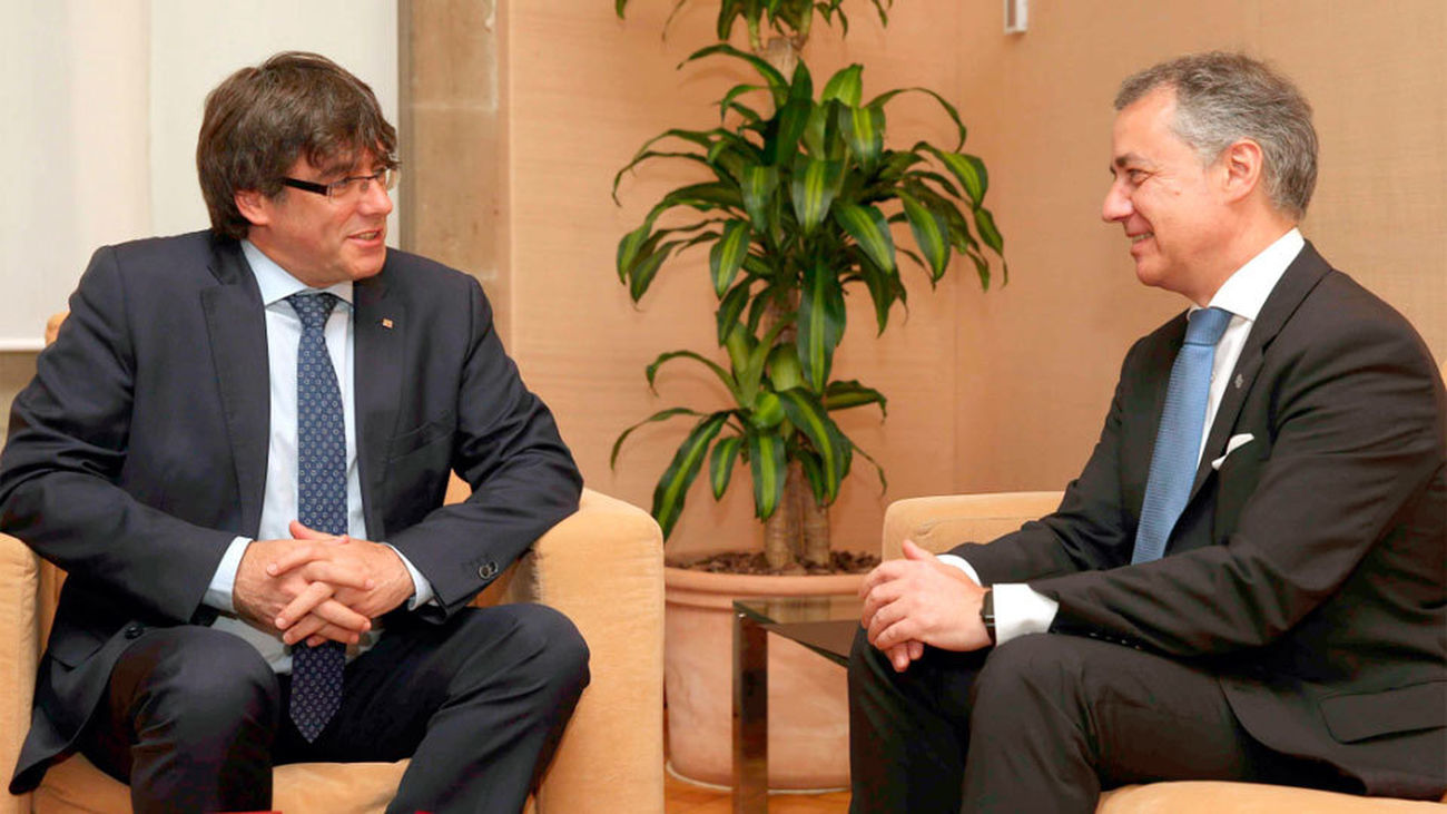 Puigdemont y Urkullu se han reunido en Barcelona