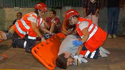 Simulacro de ADIF en Pontevedra