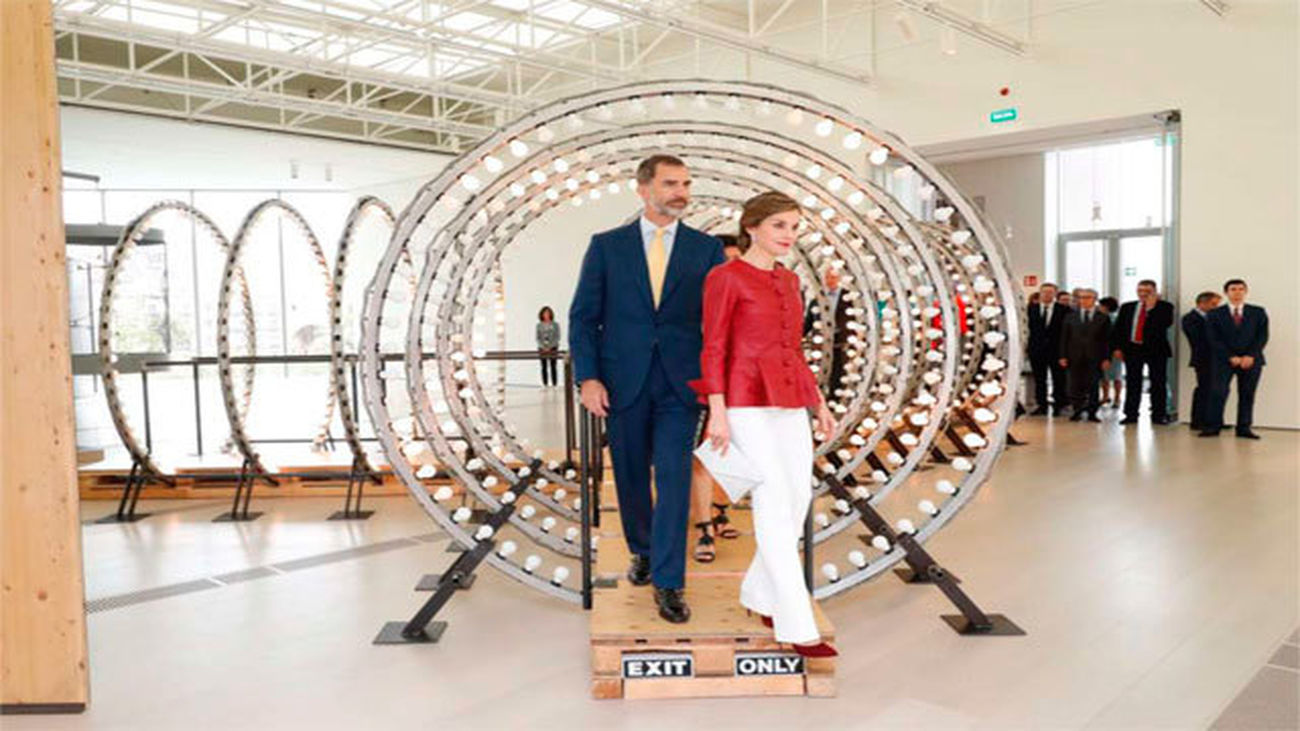 Los Reyes en el Centro Botín de Santander