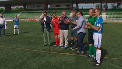 El hermano de Ignacio Echeverría protagoniza el partido  en memoria de las víctimas del terrorismo