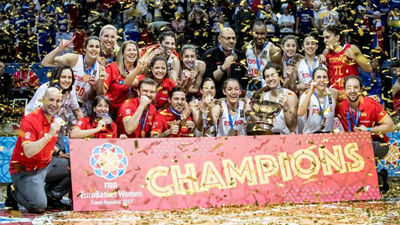 71-55. España conquista el oro europeo fulminando a Francia