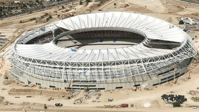 Los avances en el Wanda Metropolitano, desde el aire