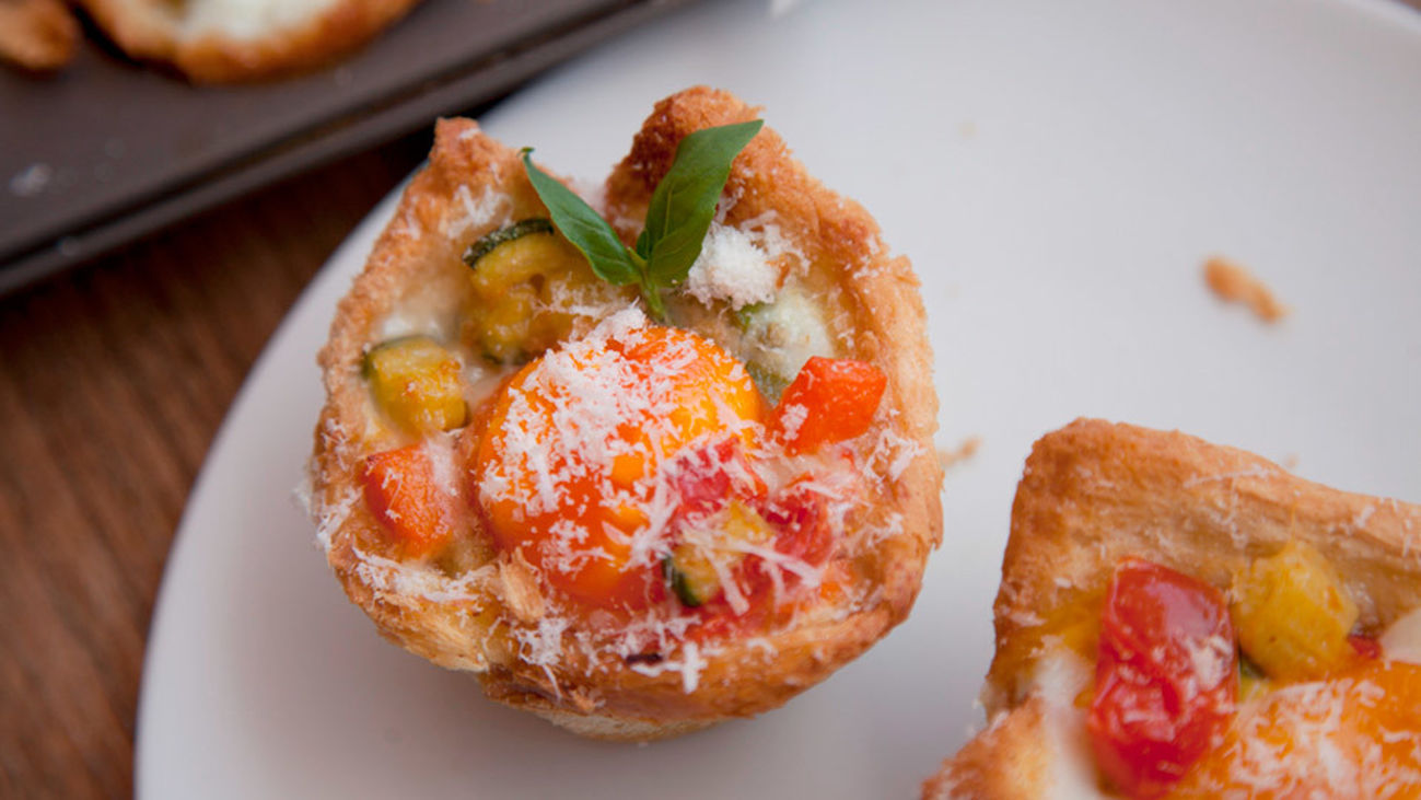 La receta del día: Cestitas con pesto y huevo