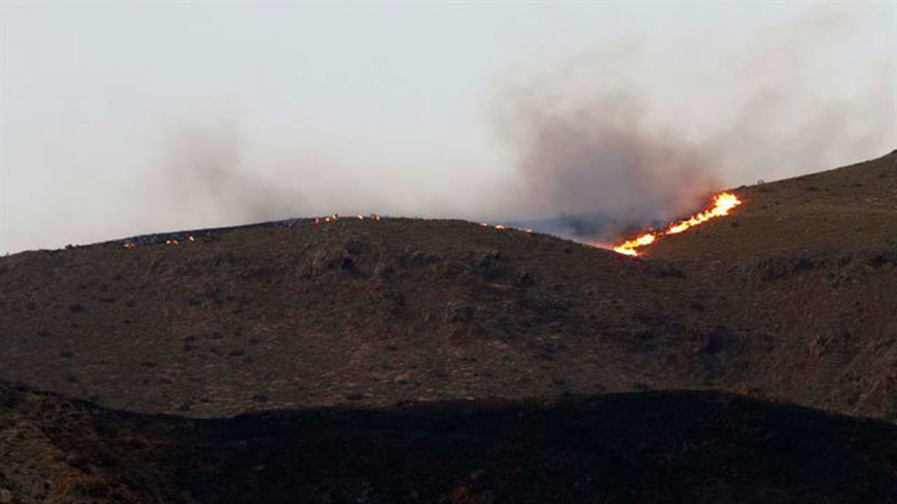 Incendio en Cabo de Gata