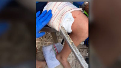 Grave un niño de 10 años al clavarse un palo en el muslo en Carabaña