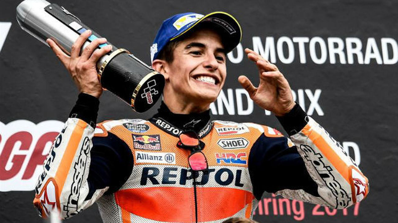 La victoria de Márquez en Alemania aprieta aún más la lucha por el título
