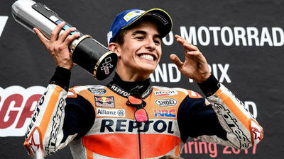La victoria de Márquez en Alemania aprieta aún más la lucha por el título