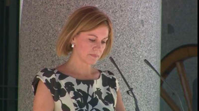 Cospedal recuerda que el Ejército tiene la misión de garantizar  la soberanía de España