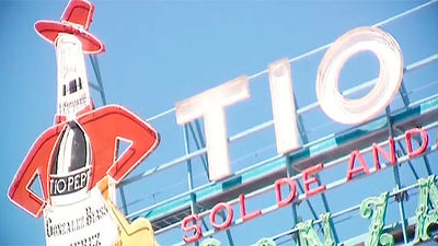 El cartel de Tío Pepe, emblema de la Puerta del Sol