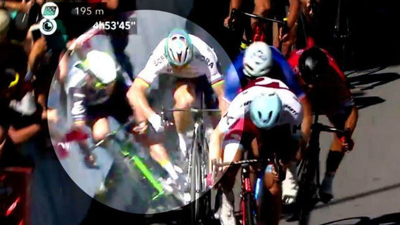 Sagan, del cielo al infierno de un codazo