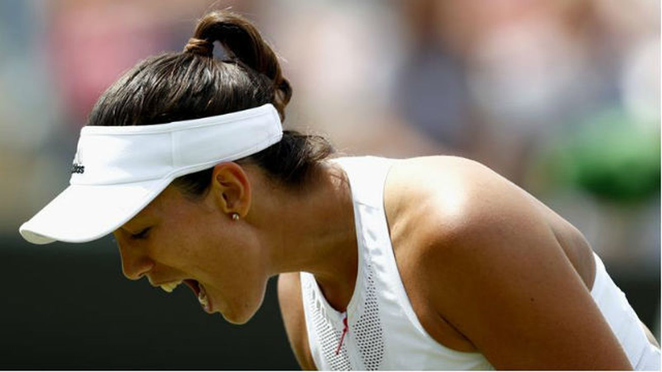 Muguruza se mete en los cuartos de Wimbledon