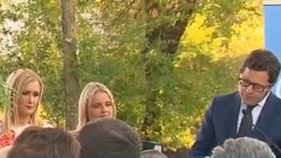 Homenaje a Miguel Ángel Blanco en los jardines de Madrid que llevan su nombre