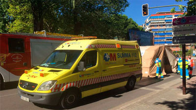 Un escape de cloro deja 17 intoxicados en una piscina de Móstoles