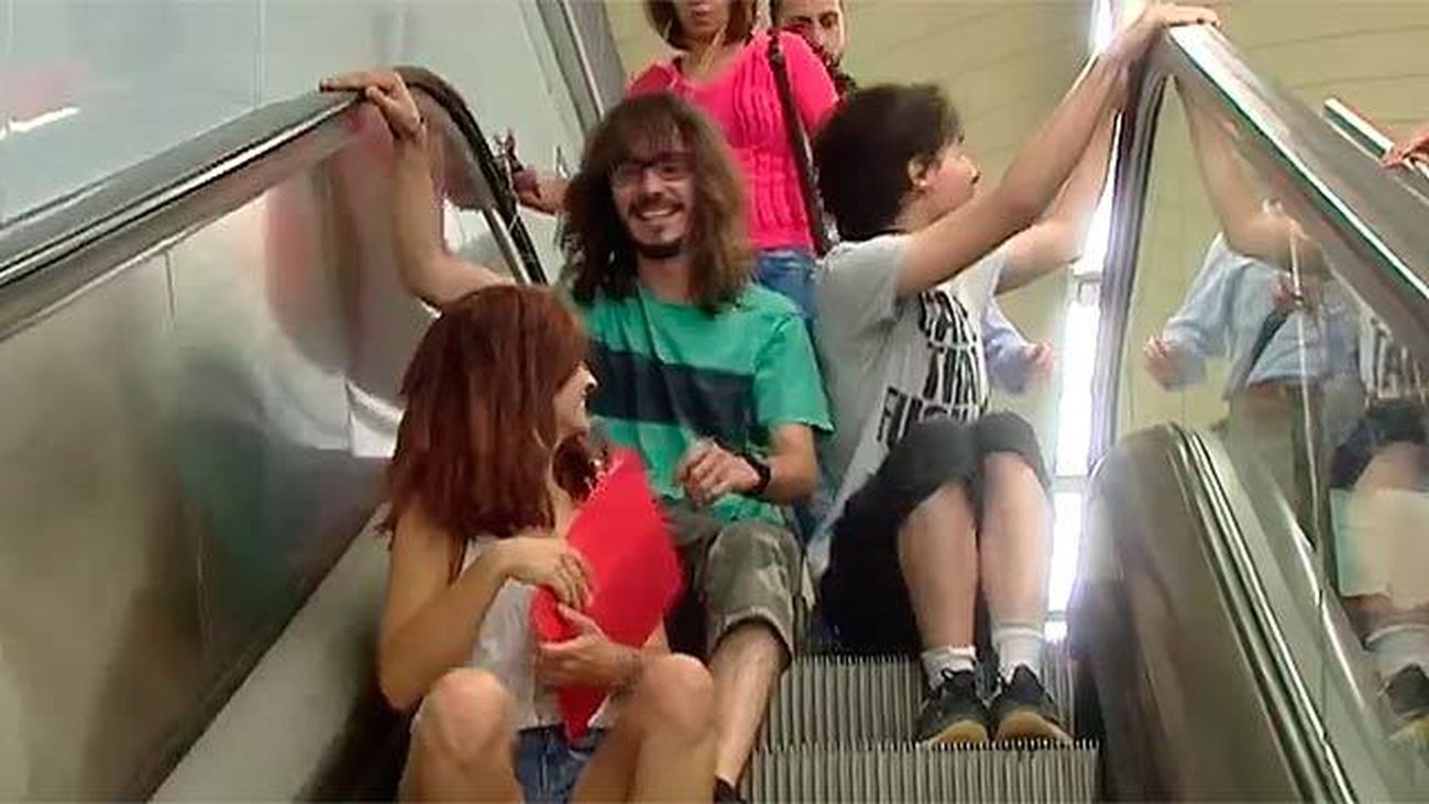 ¿Usas correctamente las escaleras del Metro?