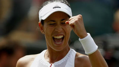 Muguruza, a semifinales de Wimbledon tras arrollar a Kuznetsova