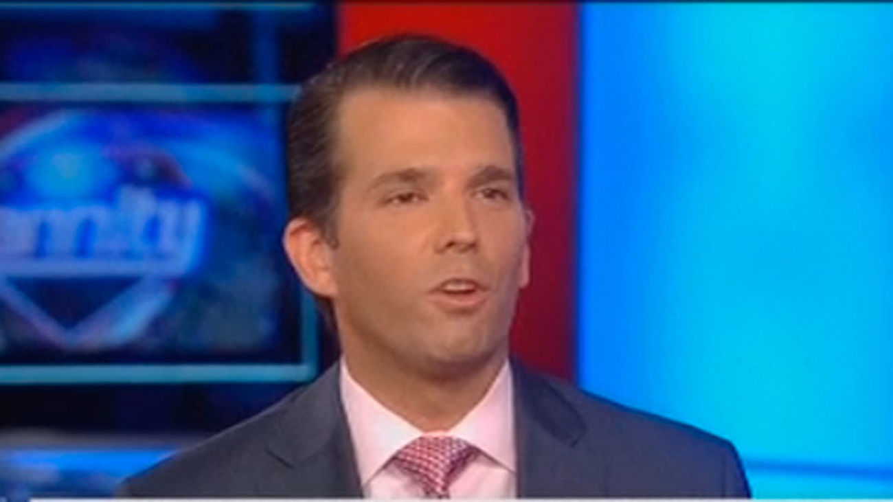 Crece el escándalo del hijo mayor de Trump y sus explicaciones no convencen