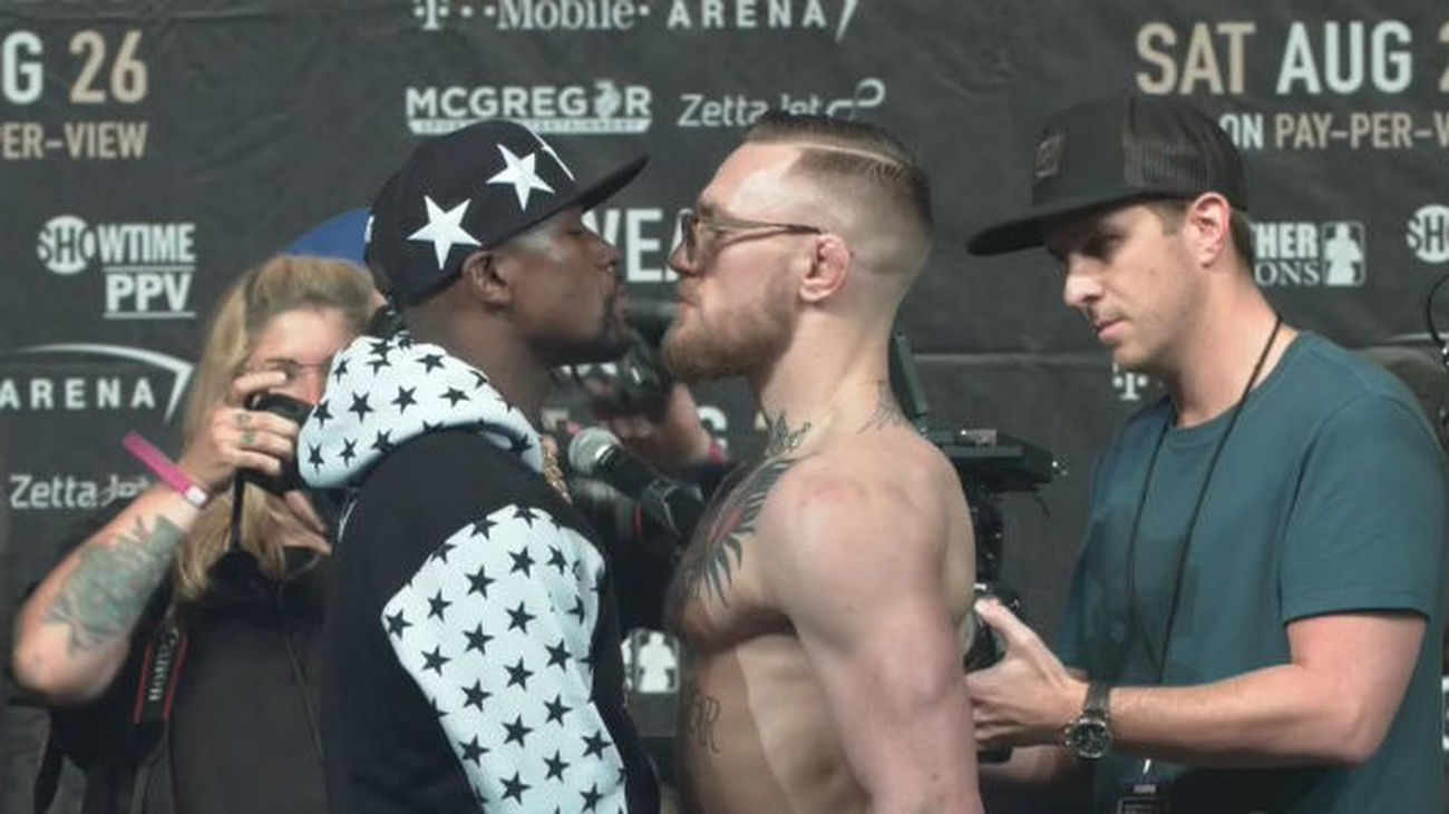 Nuevo cara a cara entre Mayweather y McGregor que casi termina a golpes