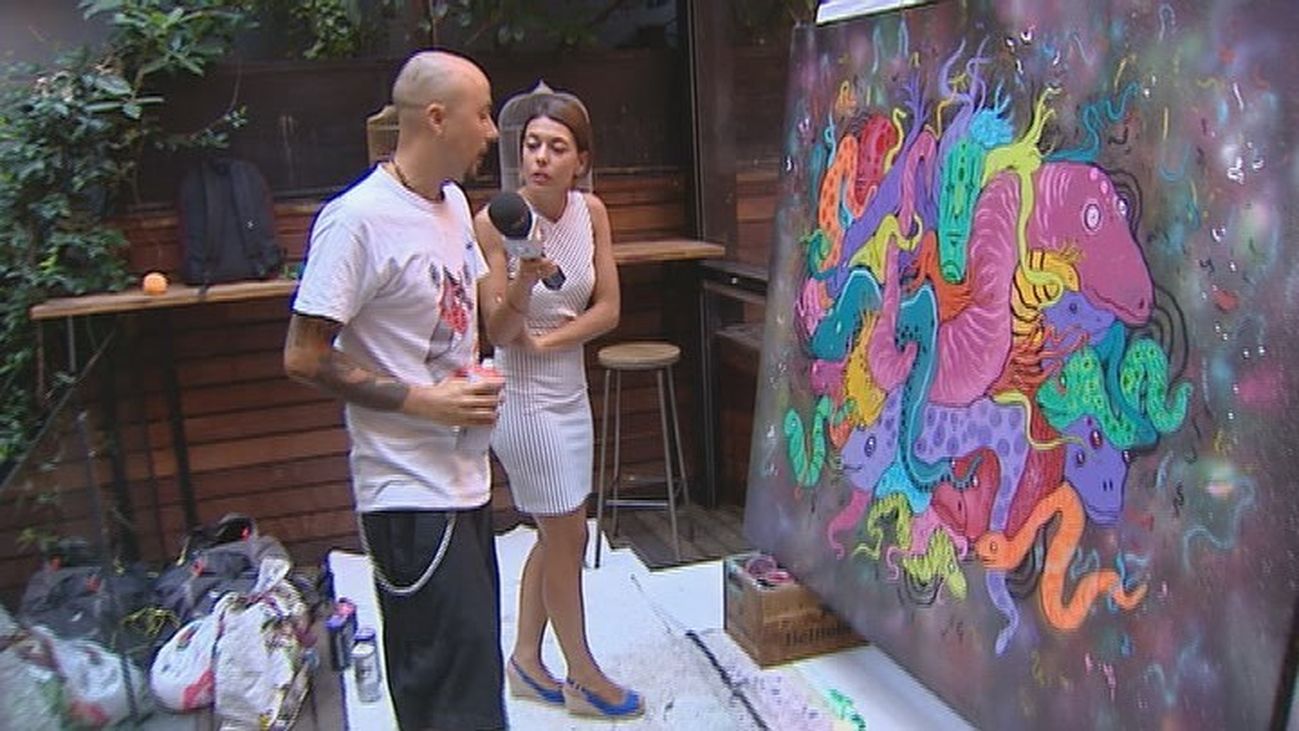 Gastronomía y arte urbano en el mercado de San Ildefonso