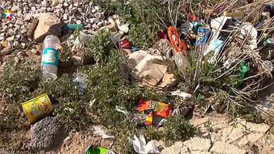 Basura en Navacerrada
