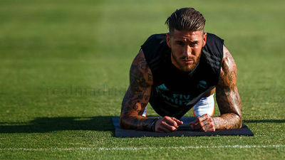 Sergio Ramos se entrenó en solitario nada más llegar a UCLA