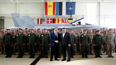 Rajoy afirma que la misión en Estonia contribuye a una Europa y España más seguras