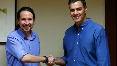 PSOE y Podemos pactan abrir un espacio de diálogo para Cataluña en el Congreso