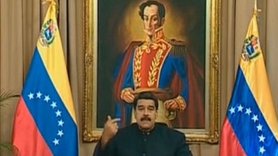 Maduro arremete contra la "amenaza imperial" de Donald Trump