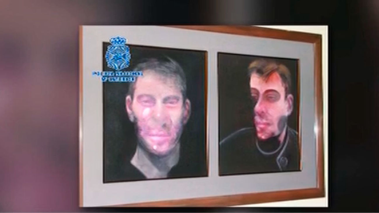 La Policía recupera tres de los cinco cuadros de Bacon robados en Madrid