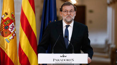 Rajoy rechaza en Cataluña el camino de la ruptura y apela al sentido común
