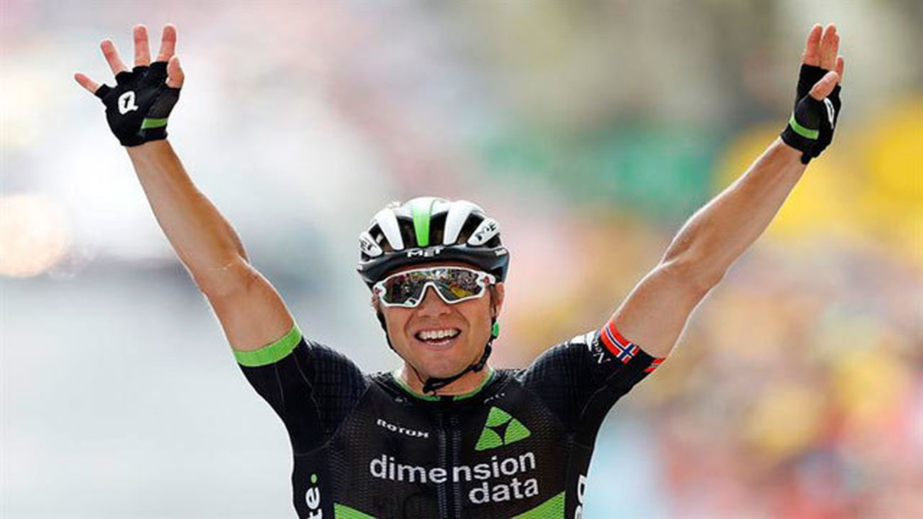 El noruego Edvald Boasson Hagen del Dimension Data