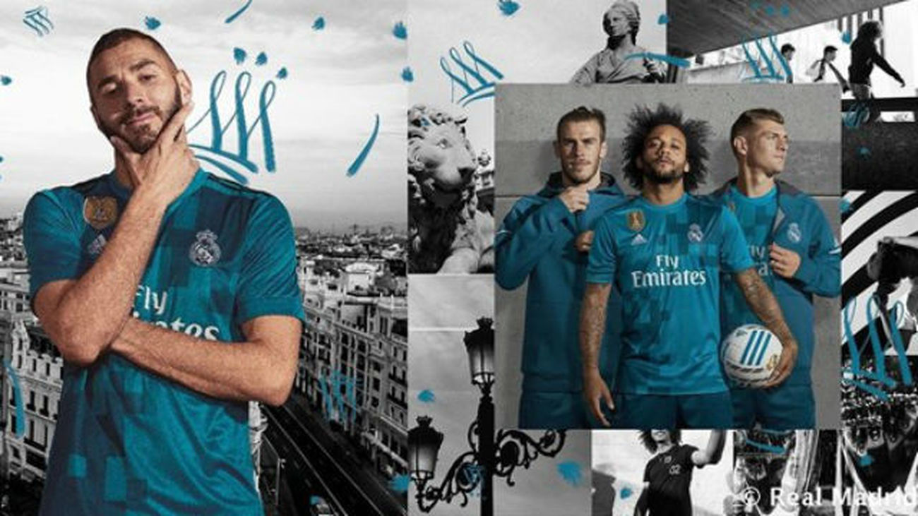 El Real Madrid presenta su tercera equipación