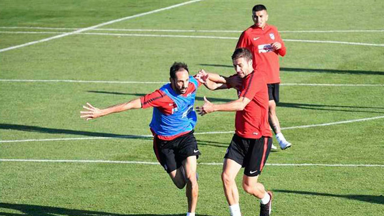 Entrenamiento del Atlético de Madrid