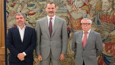 Sordo expone al Rey al posición de CCOO sobre la situación del empleo en España