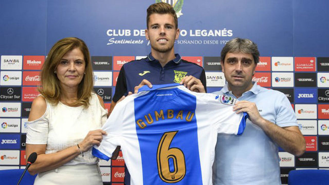 Gumbau: "El Leganés es un gran club para crecer como futbolista"