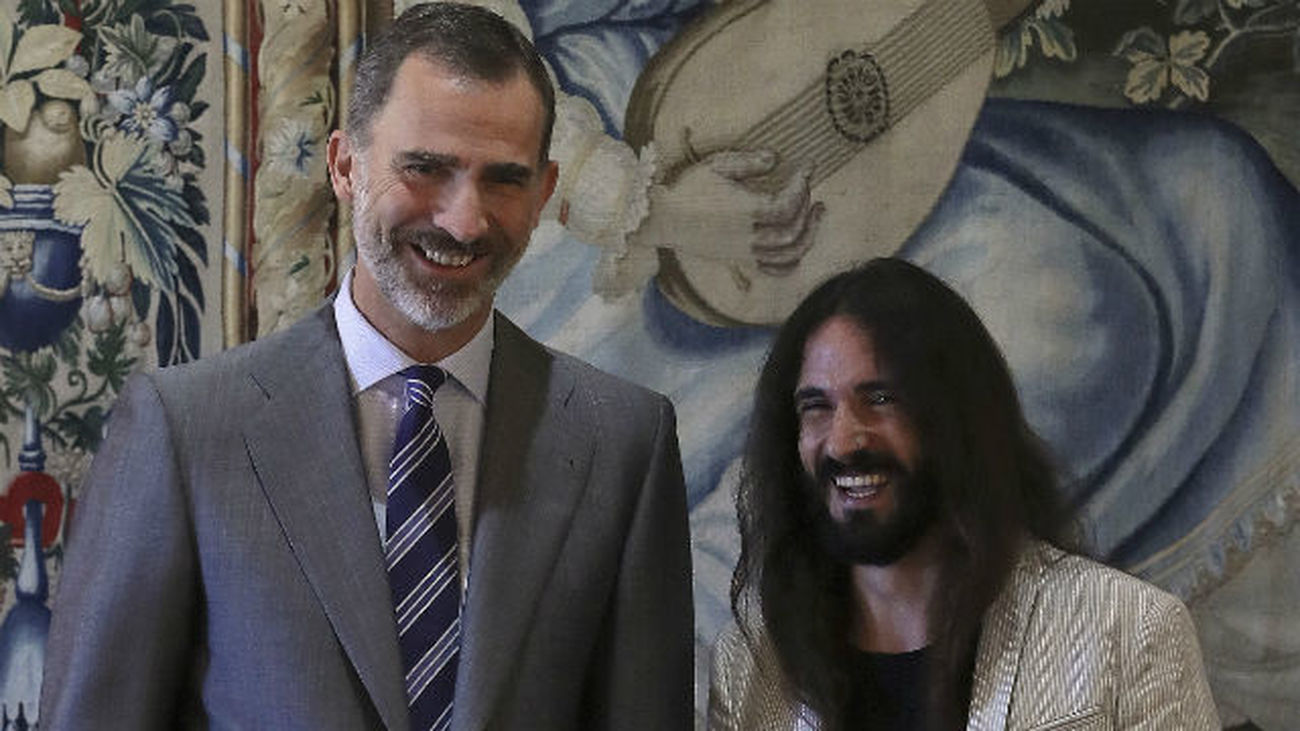Felipe VI recibió en audiencia al presidente del Parlamento de Baleares, Baltasar Picornell