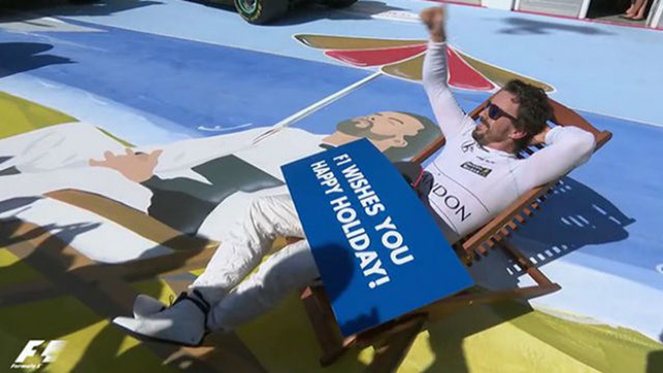 Alonso recupera la sonrisa