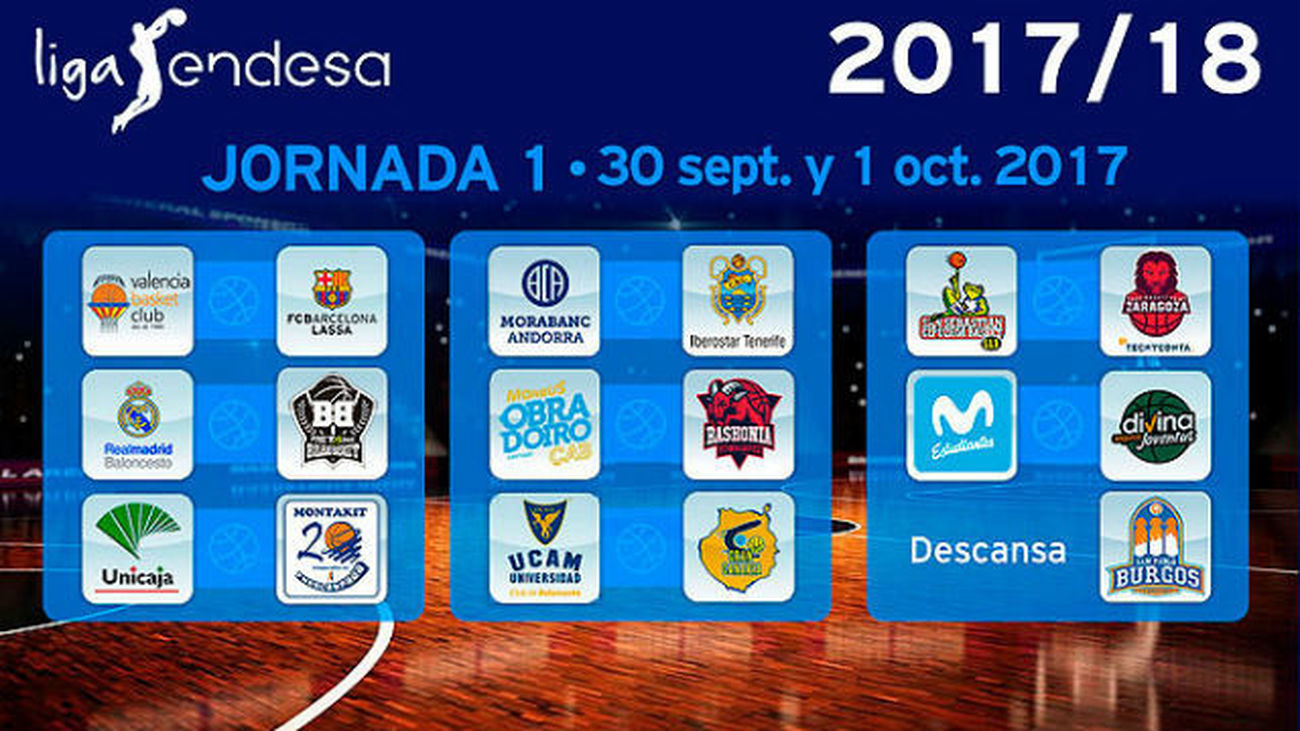 Primera jornada de la Liga ACB 2017-18