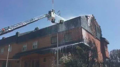 La falta de limpieza del terreno propició el incendio de las Rozas