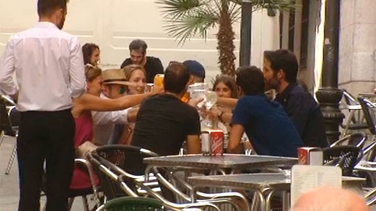 La subida de tasas pone en peligro las terrazas del barrio de Salamanca